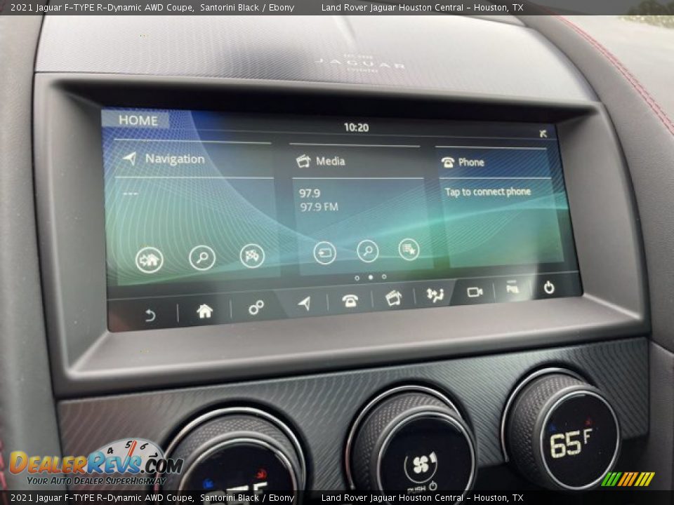 Controls of 2021 Jaguar F-TYPE R-Dynamic AWD Coupe Photo #18