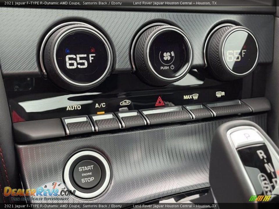 Controls of 2021 Jaguar F-TYPE R-Dynamic AWD Coupe Photo #21