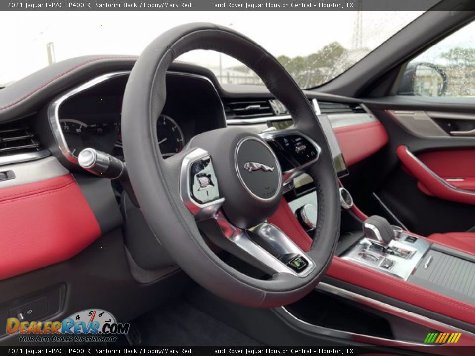 2021 Jaguar F-PACE P400 R Steering Wheel Photo #17