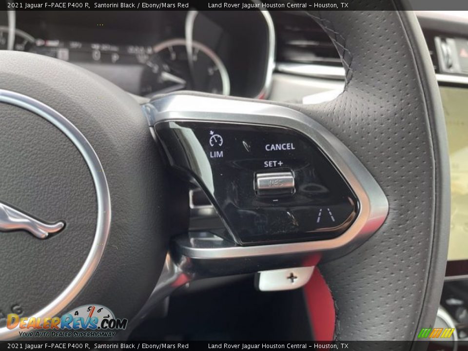 2021 Jaguar F-PACE P400 R Steering Wheel Photo #19