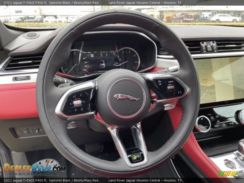 2021 Jaguar F-PACE P400 R Steering Wheel Photo #20