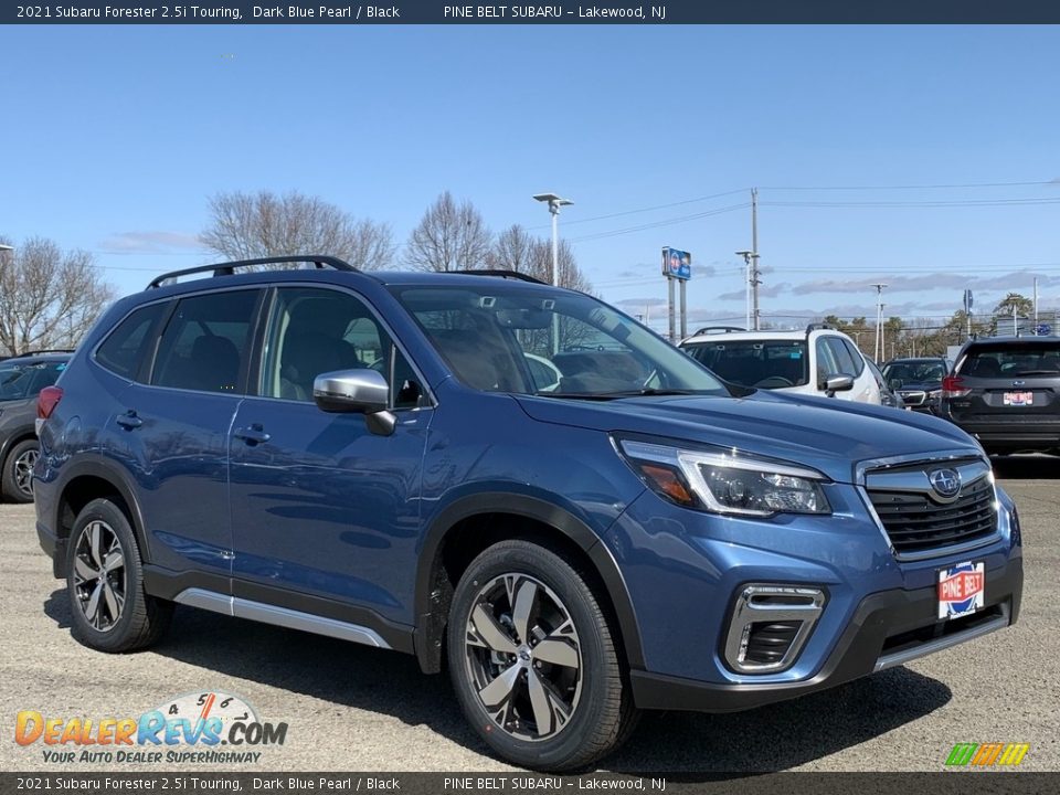 2021 Subaru Forester 2.5i Touring Dark Blue Pearl / Black Photo #1