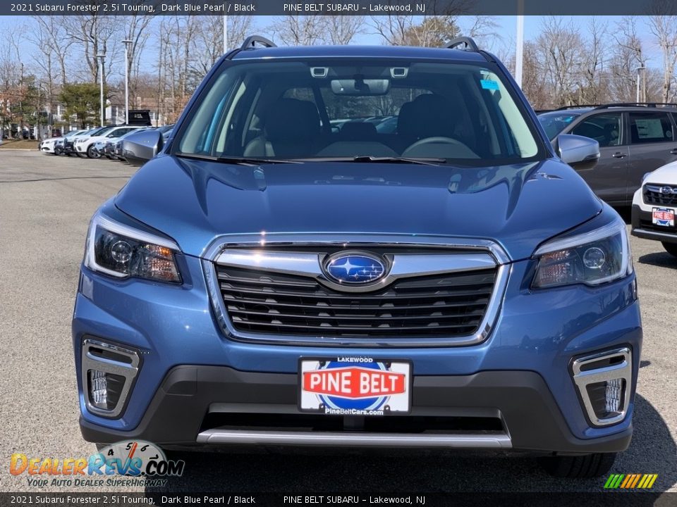 2021 Subaru Forester 2.5i Touring Dark Blue Pearl / Black Photo #3