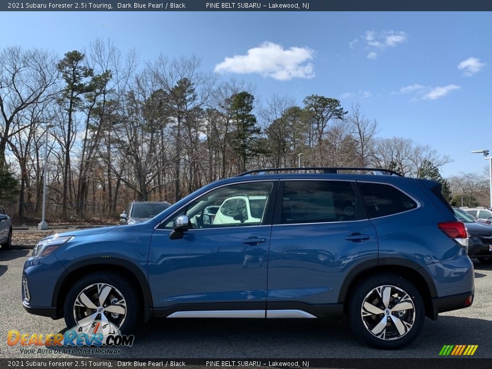 2021 Subaru Forester 2.5i Touring Dark Blue Pearl / Black Photo #4