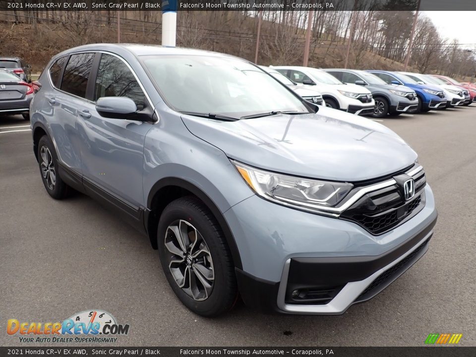 2021 Honda CR-V EX AWD Sonic Gray Pearl / Black Photo #5