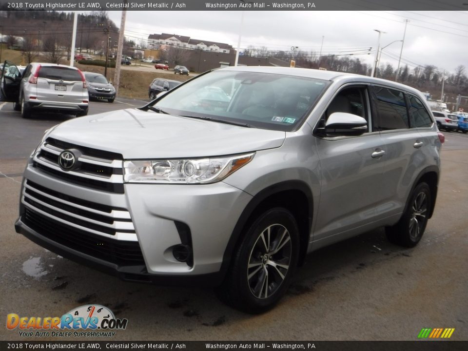 2018 Toyota Highlander LE AWD Celestial Silver Metallic / Ash Photo #5