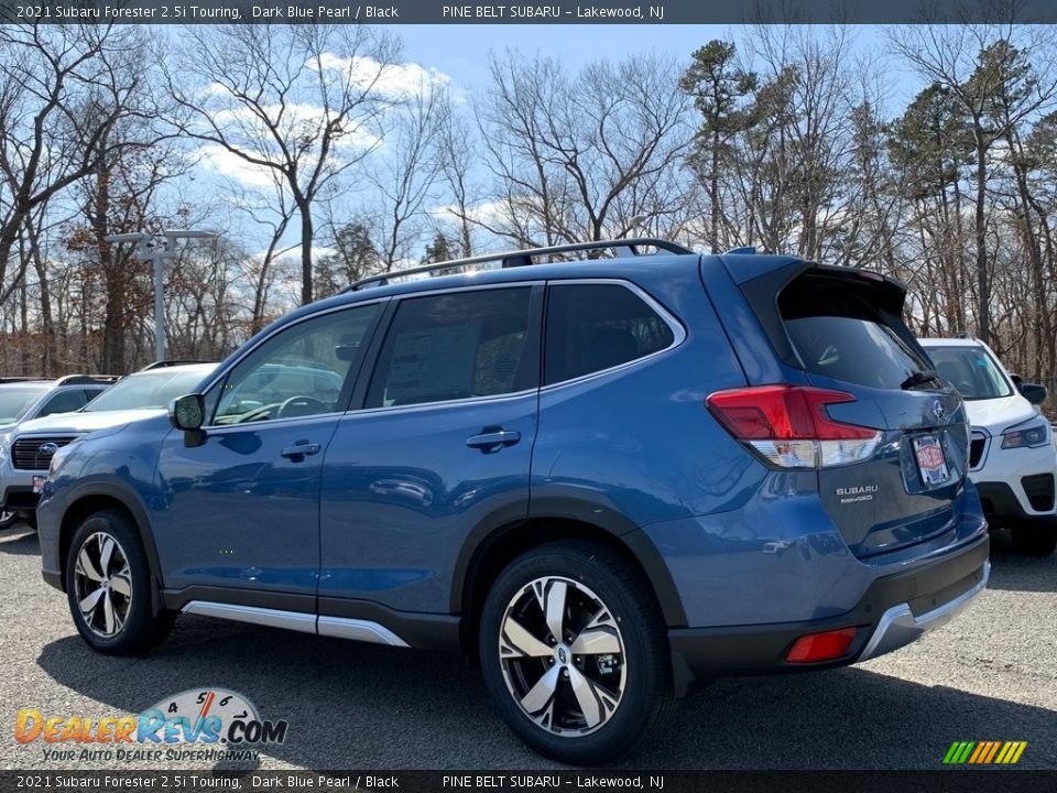 2021 Subaru Forester 2.5i Touring Dark Blue Pearl / Black Photo #6