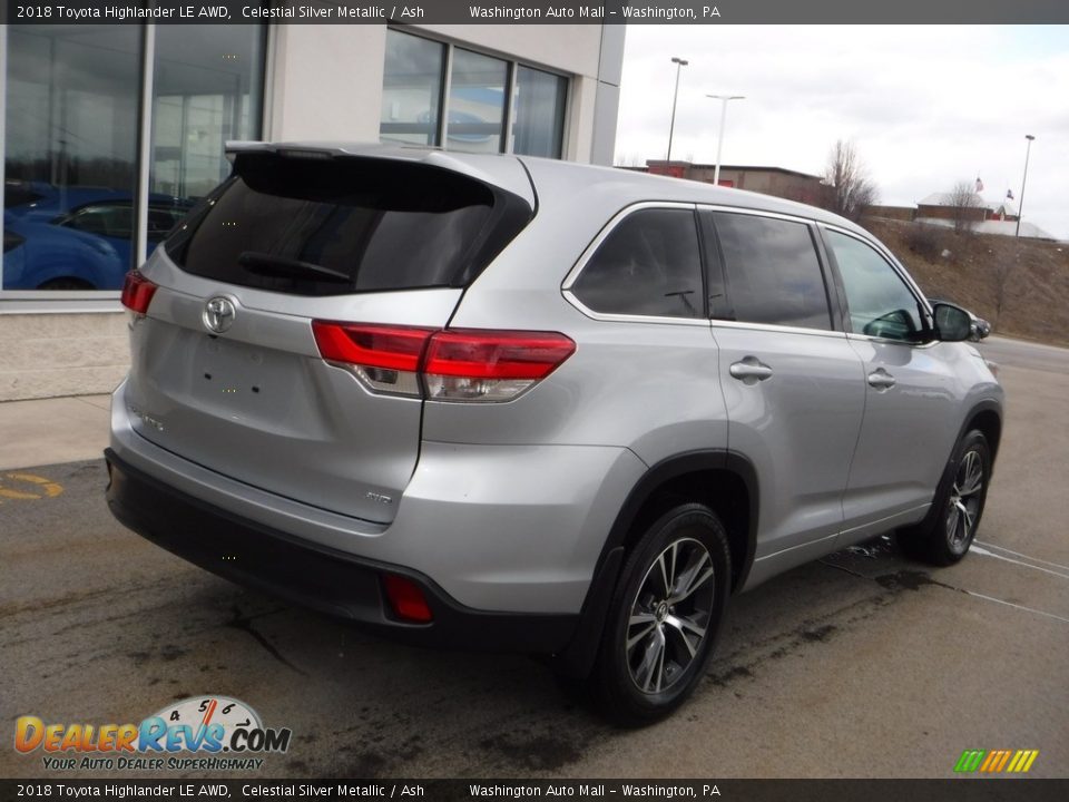 2018 Toyota Highlander LE AWD Celestial Silver Metallic / Ash Photo #9