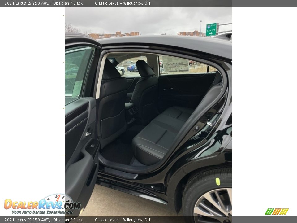 2021 Lexus ES 250 AWD Obsidian / Black Photo #3
