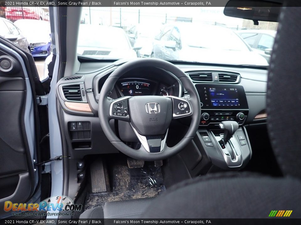 2021 Honda CR-V EX AWD Sonic Gray Pearl / Black Photo #10