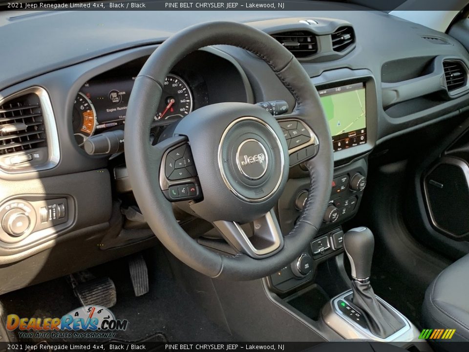 2021 Jeep Renegade Limited 4x4 Black / Black Photo #12