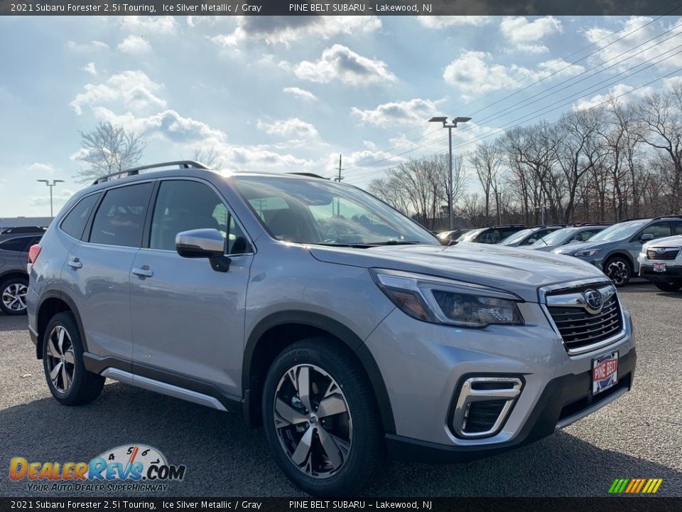 2021 Subaru Forester 2.5i Touring Ice Silver Metallic / Gray Photo #1