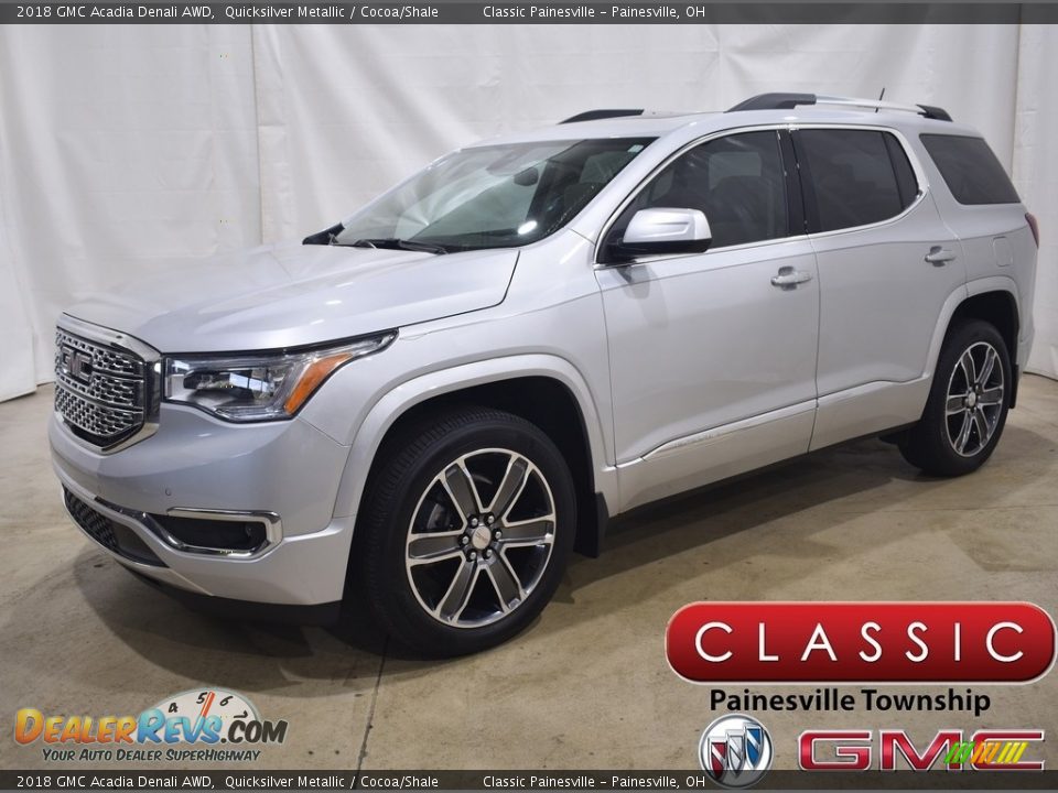 2018 GMC Acadia Denali AWD Quicksilver Metallic / Cocoa/Shale Photo #1