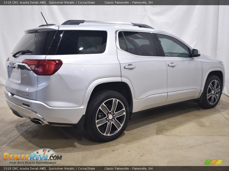 2018 GMC Acadia Denali AWD Quicksilver Metallic / Cocoa/Shale Photo #2