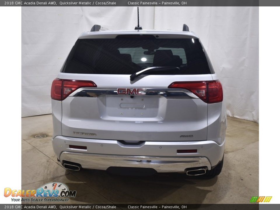 2018 GMC Acadia Denali AWD Quicksilver Metallic / Cocoa/Shale Photo #3