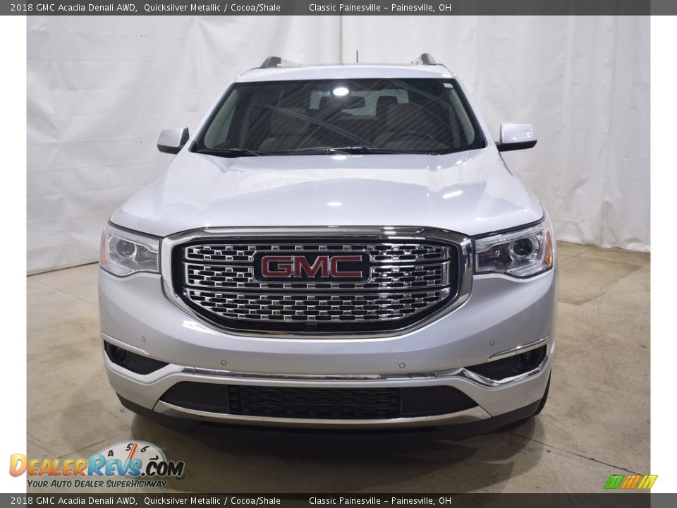 2018 GMC Acadia Denali AWD Quicksilver Metallic / Cocoa/Shale Photo #4