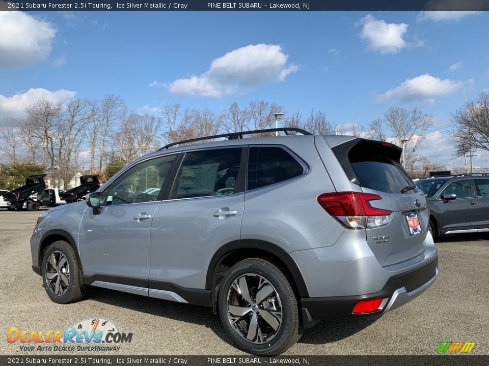 2021 Subaru Forester 2.5i Touring Ice Silver Metallic / Gray Photo #6