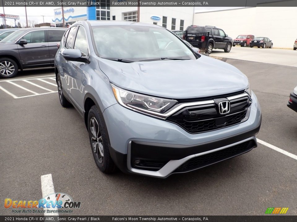 2021 Honda CR-V EX AWD Sonic Gray Pearl / Black Photo #6