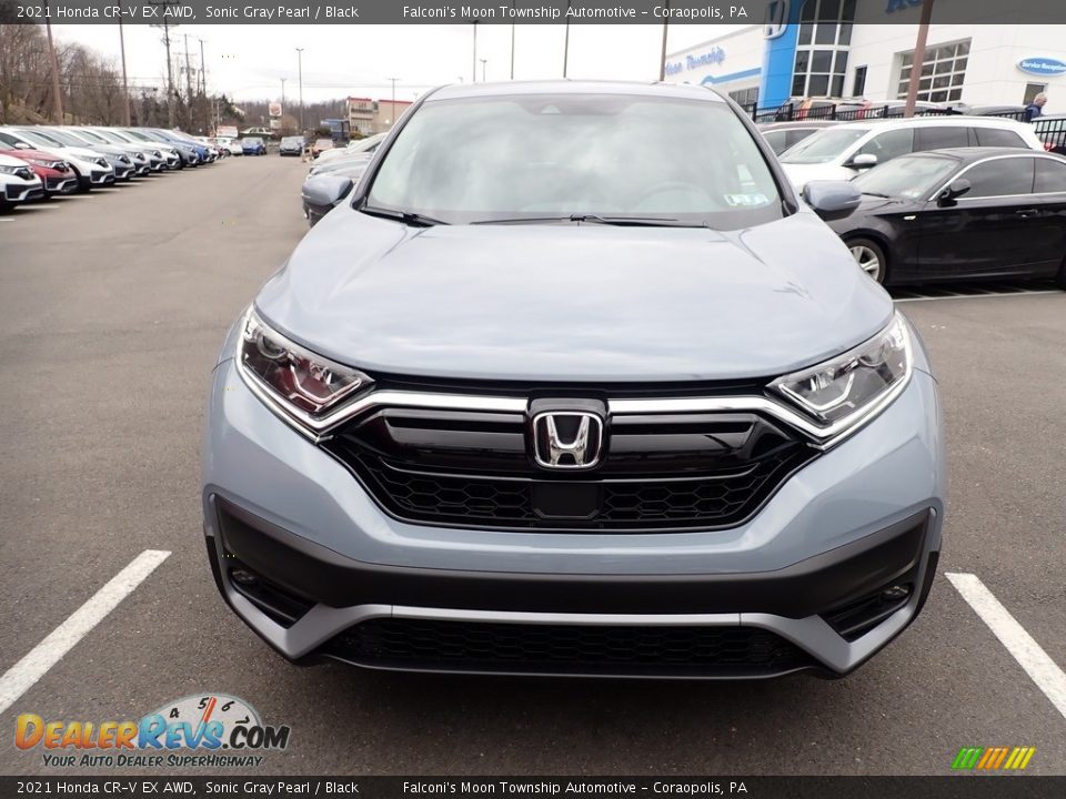 2021 Honda CR-V EX AWD Sonic Gray Pearl / Black Photo #7