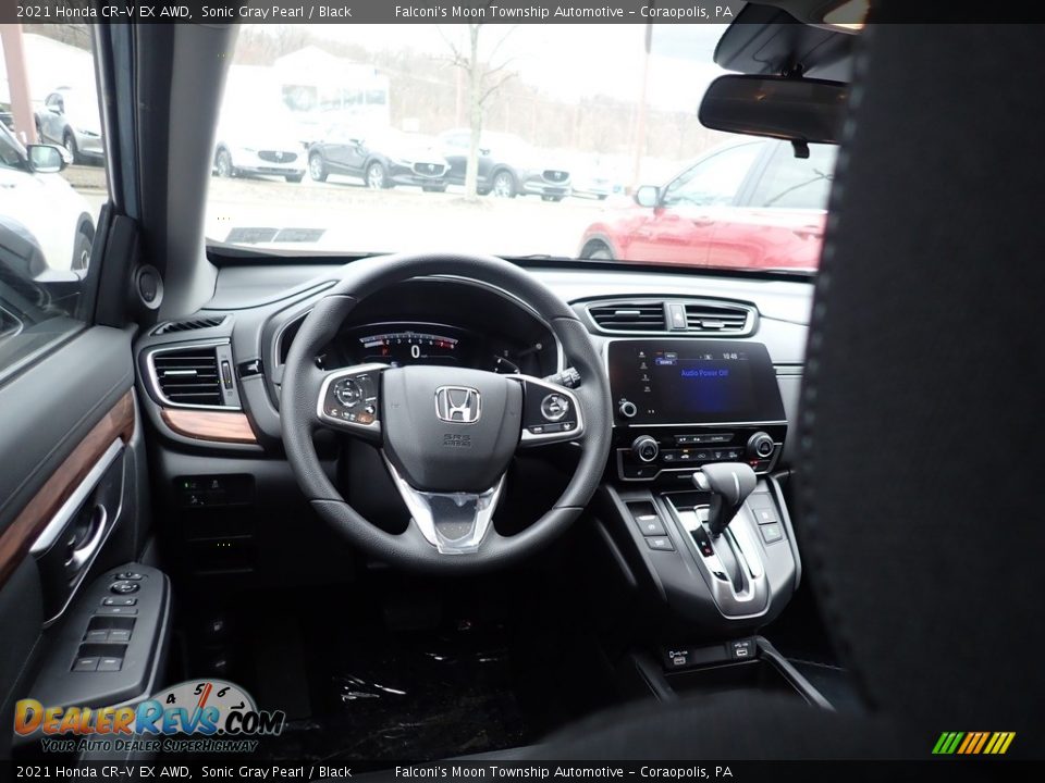 2021 Honda CR-V EX AWD Sonic Gray Pearl / Black Photo #8