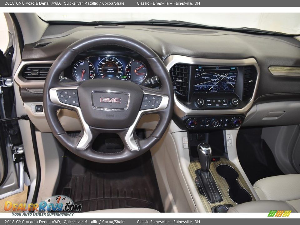 2018 GMC Acadia Denali AWD Quicksilver Metallic / Cocoa/Shale Photo #14