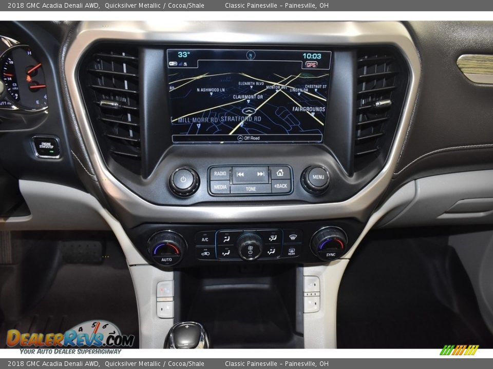 2018 GMC Acadia Denali AWD Quicksilver Metallic / Cocoa/Shale Photo #15