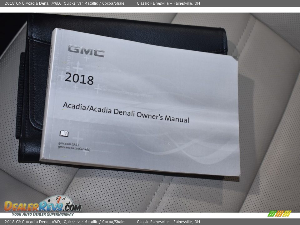 2018 GMC Acadia Denali AWD Quicksilver Metallic / Cocoa/Shale Photo #21