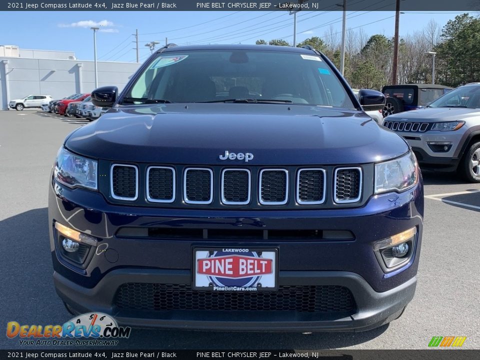 2021 Jeep Compass Latitude 4x4 Jazz Blue Pearl / Black Photo #3