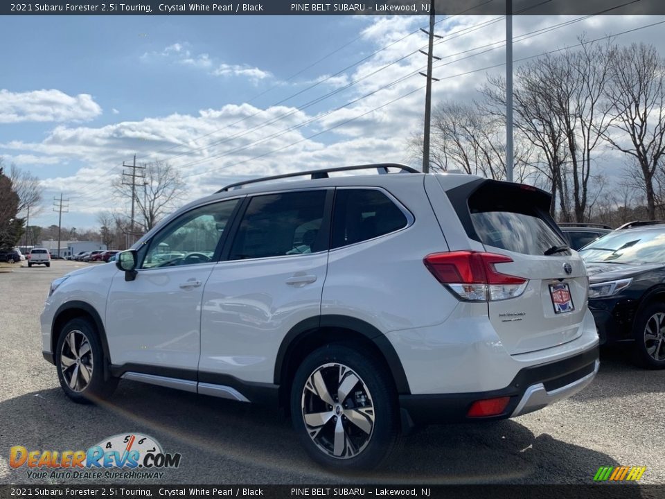 2021 Subaru Forester 2.5i Touring Crystal White Pearl / Black Photo #6