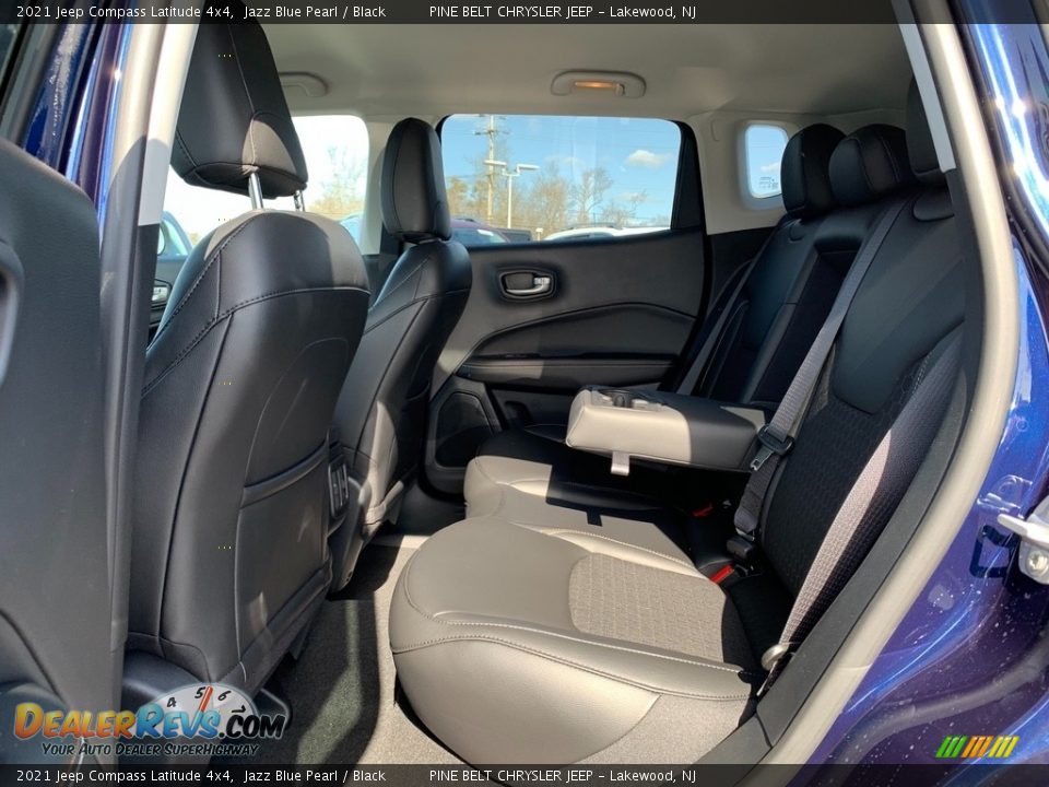 2021 Jeep Compass Latitude 4x4 Jazz Blue Pearl / Black Photo #9