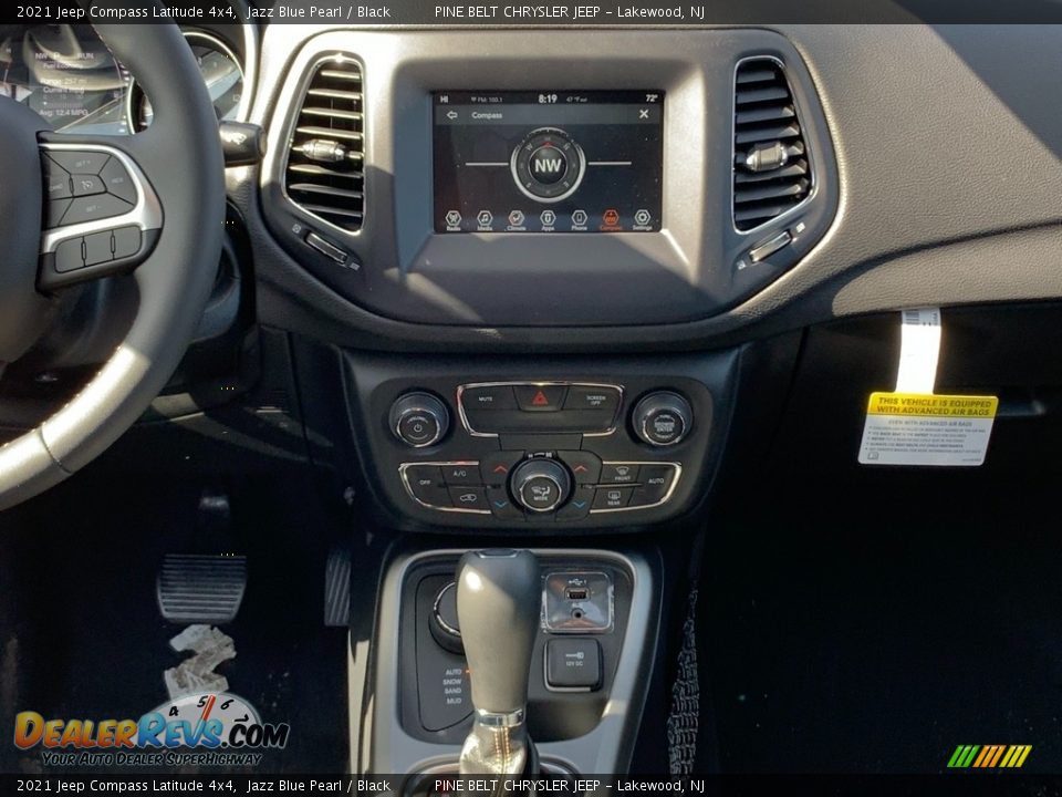 2021 Jeep Compass Latitude 4x4 Jazz Blue Pearl / Black Photo #10