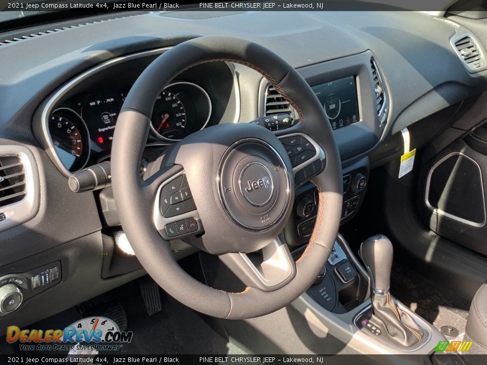 2021 Jeep Compass Latitude 4x4 Jazz Blue Pearl / Black Photo #12