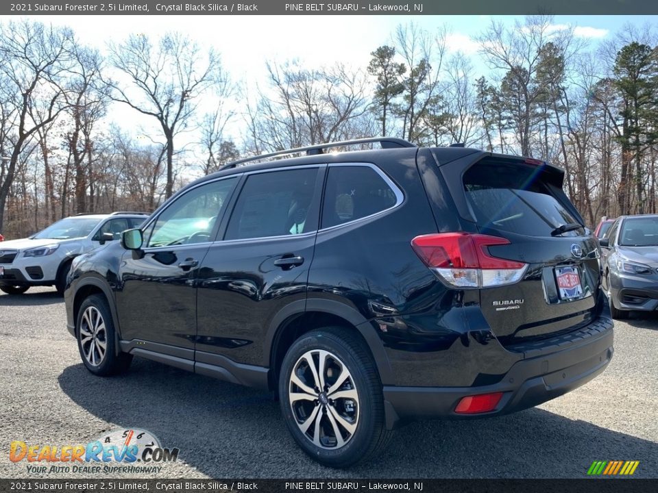 2021 Subaru Forester 2.5i Limited Crystal Black Silica / Black Photo #6