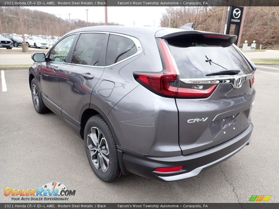 2021 Honda CR-V EX-L AWD Modern Steel Metallic / Black Photo #2