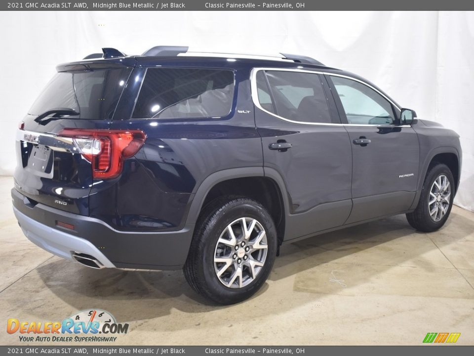 2021 GMC Acadia SLT AWD Midnight Blue Metallic / Jet Black Photo #2