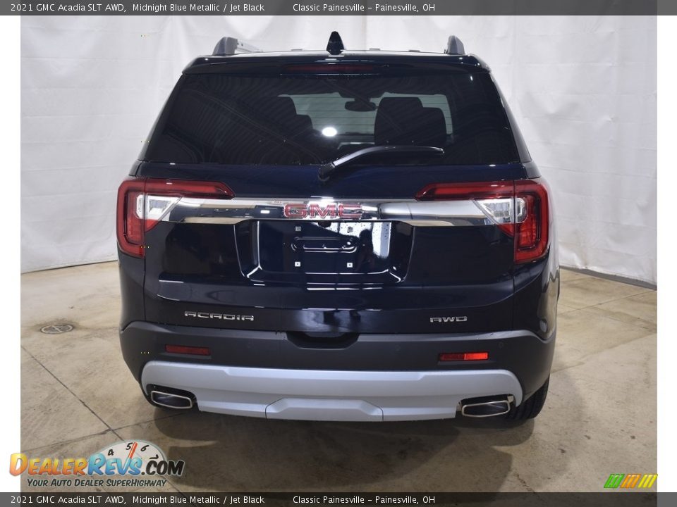 2021 GMC Acadia SLT AWD Midnight Blue Metallic / Jet Black Photo #3