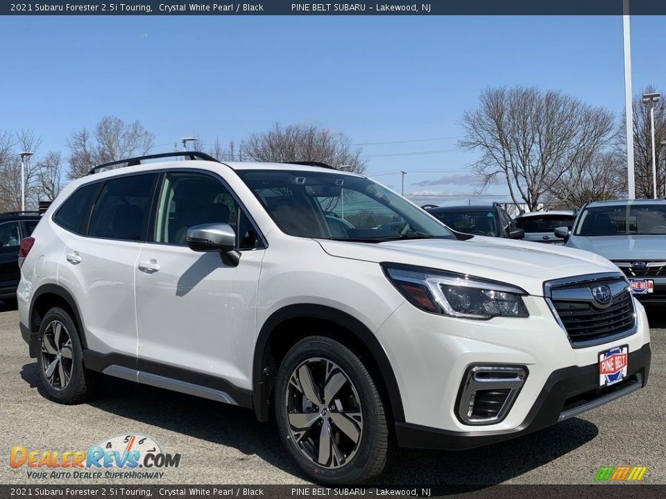 2021 Subaru Forester 2.5i Touring Crystal White Pearl / Black Photo #1