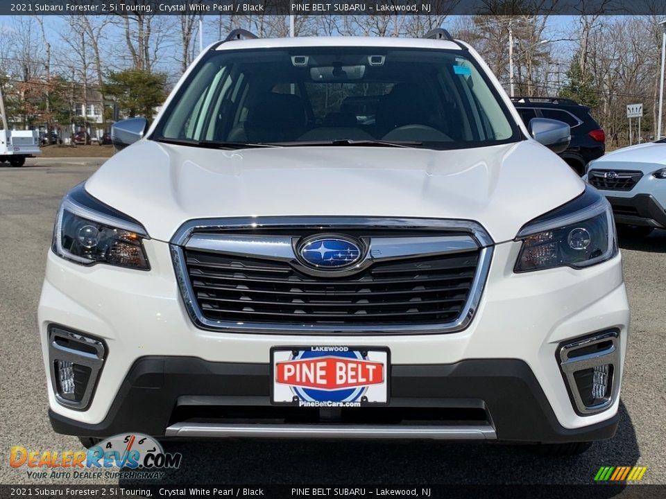 2021 Subaru Forester 2.5i Touring Crystal White Pearl / Black Photo #3