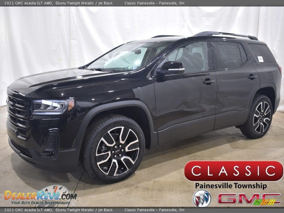 2021 GMC Acadia SLT AWD Ebony Twilight Metallic / Jet Black Photo #1