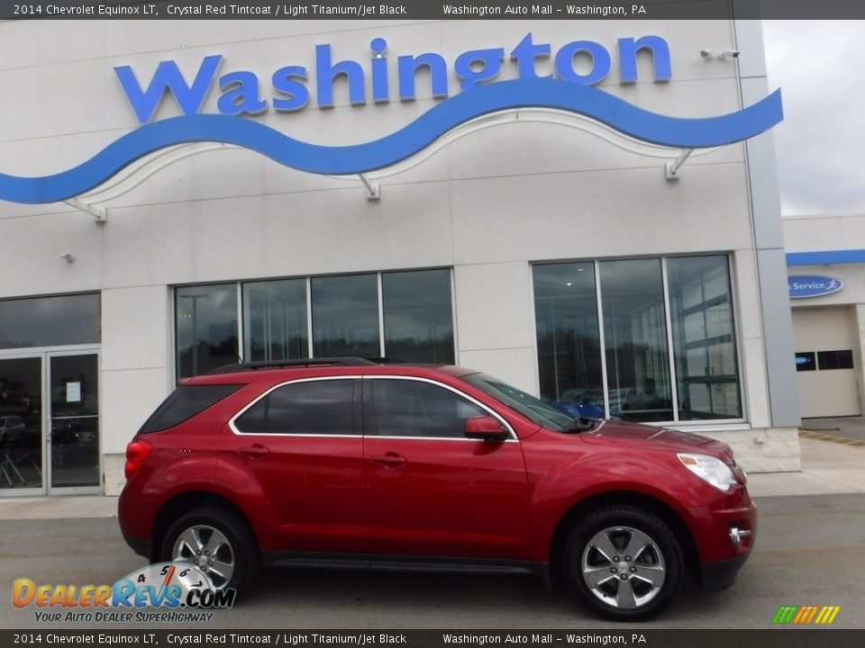 2014 Chevrolet Equinox LT Crystal Red Tintcoat / Light Titanium/Jet Black Photo #2