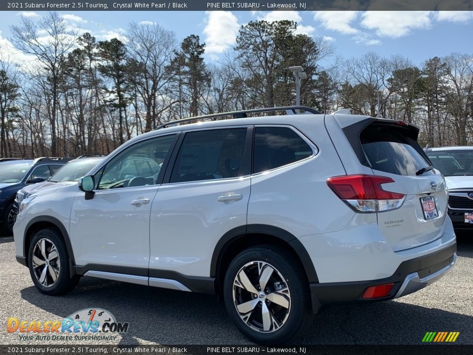 2021 Subaru Forester 2.5i Touring Crystal White Pearl / Black Photo #6