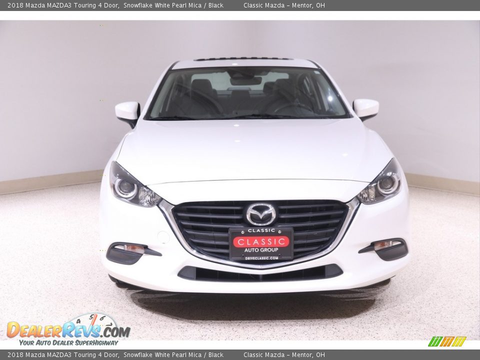 2018 Mazda MAZDA3 Touring 4 Door Snowflake White Pearl Mica / Black Photo #2