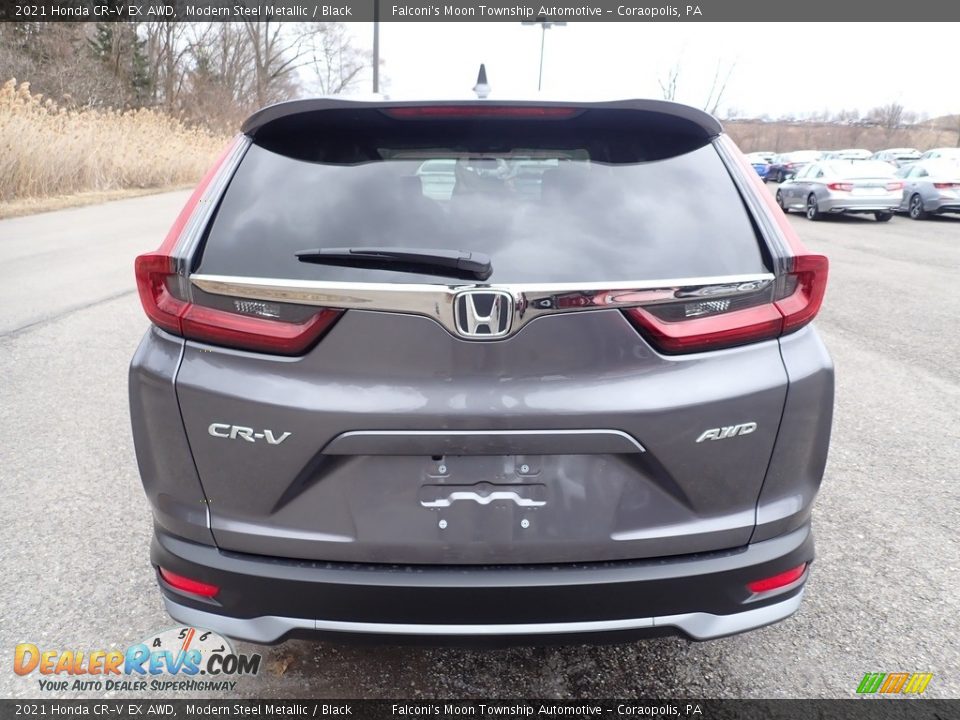 2021 Honda CR-V EX AWD Modern Steel Metallic / Black Photo #3