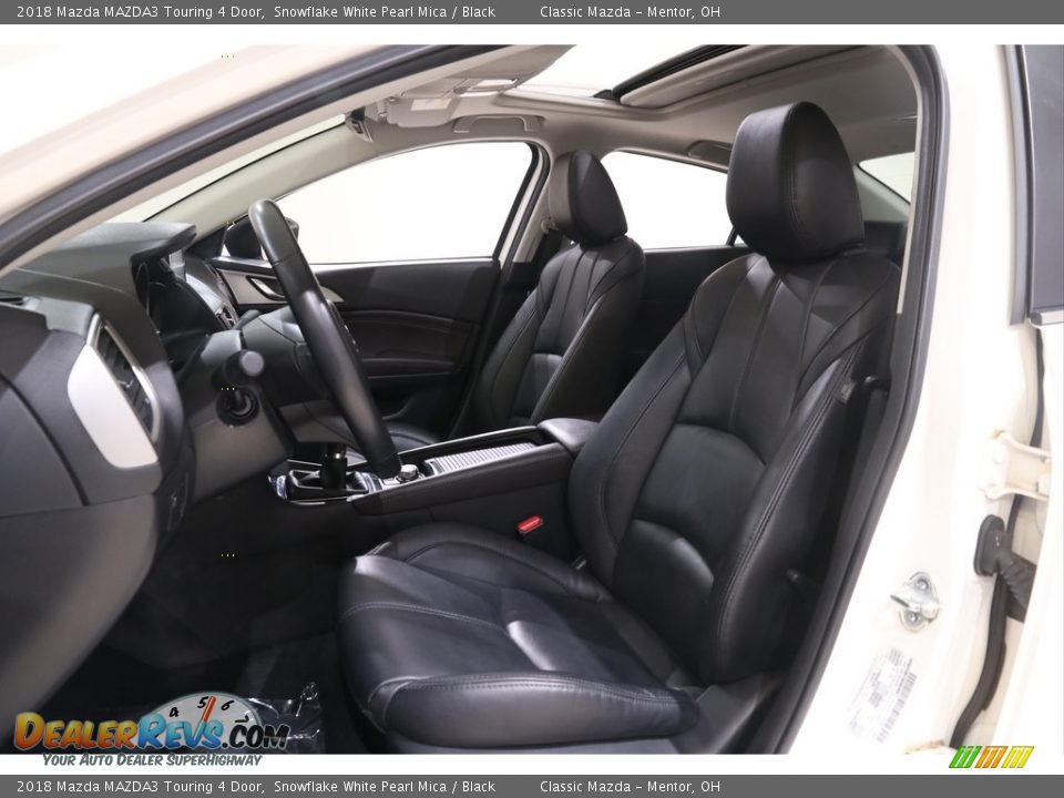 2018 Mazda MAZDA3 Touring 4 Door Snowflake White Pearl Mica / Black Photo #5