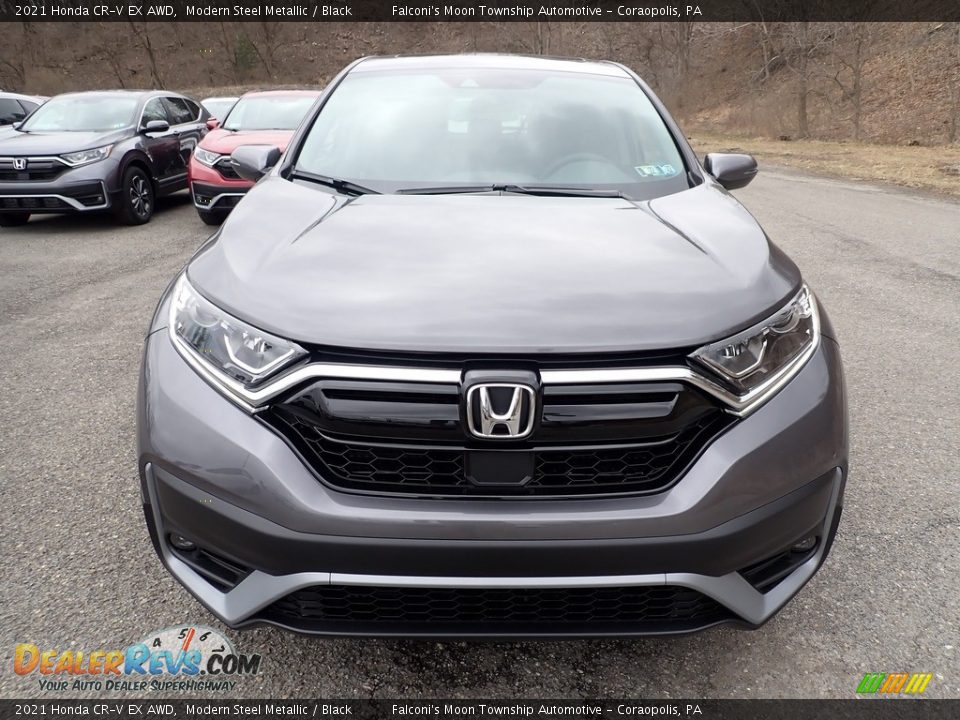 2021 Honda CR-V EX AWD Modern Steel Metallic / Black Photo #6