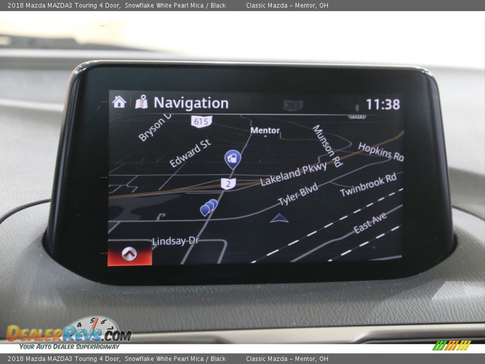 2018 Mazda MAZDA3 Touring 4 Door Snowflake White Pearl Mica / Black Photo #10