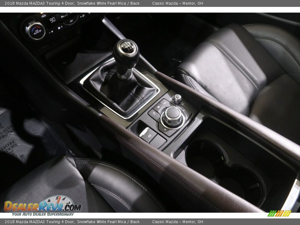 2018 Mazda MAZDA3 Touring 4 Door Snowflake White Pearl Mica / Black Photo #16
