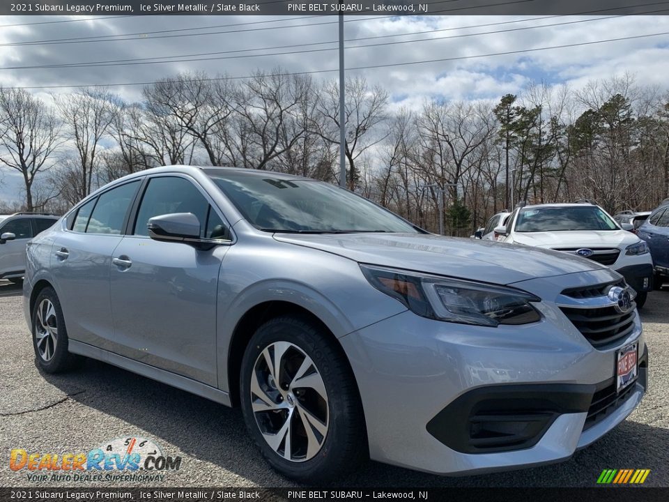 2021 Subaru Legacy Premium Ice Silver Metallic / Slate Black Photo #1