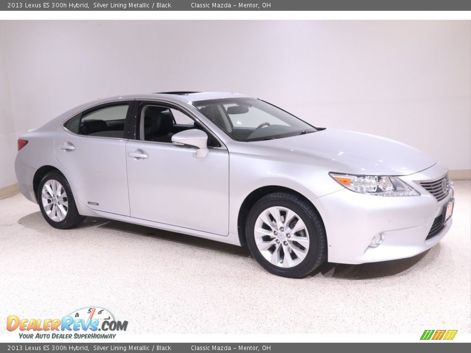 2013 Lexus ES 300h Hybrid Silver Lining Metallic / Black Photo #1