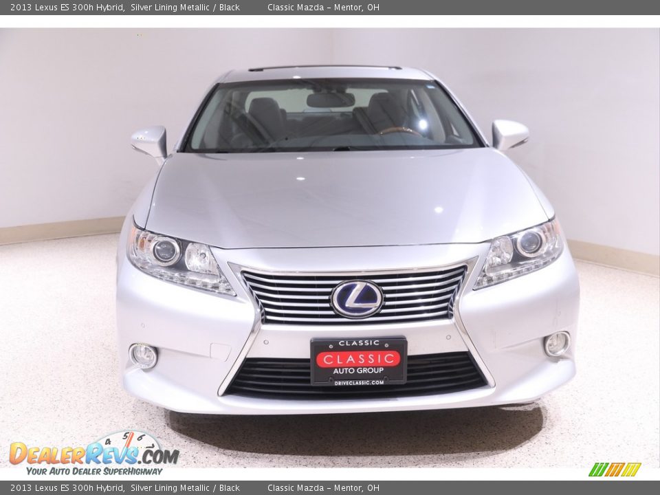 2013 Lexus ES 300h Hybrid Silver Lining Metallic / Black Photo #2